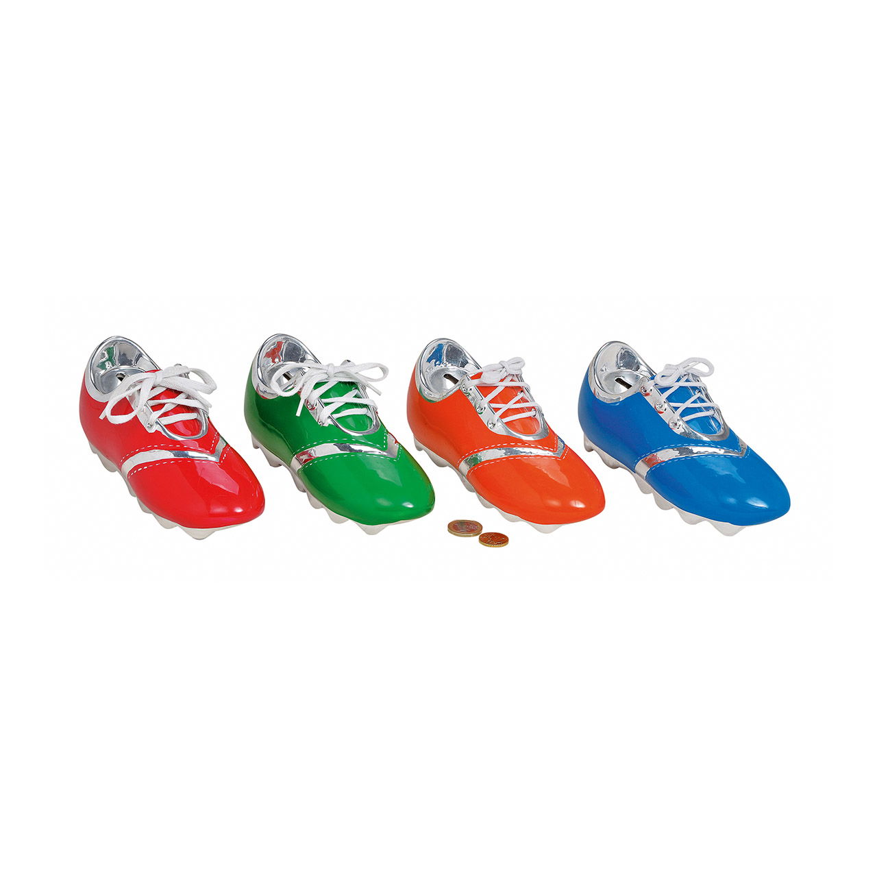 Salvadanaio da calcio in ceramica, assortito, L20 x P6 x H8 cm
