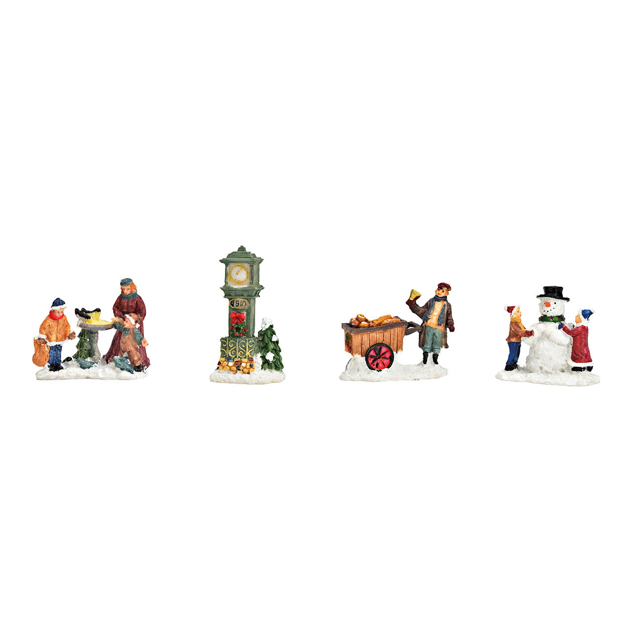 Figurines de Noël miniatures, assorties, 5-8 cm