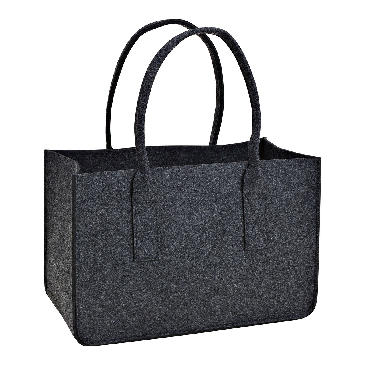Sac en feutre gris (L/H/P) 38x25x19cm